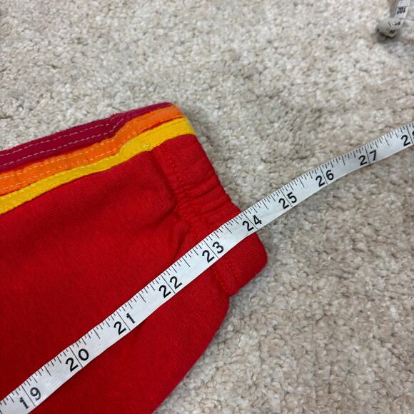 Aviator Nation 5 Stripe Sweatpants Joggers Kids Youth 12 Retro Kidcore Lounge - Picture 7 of 10